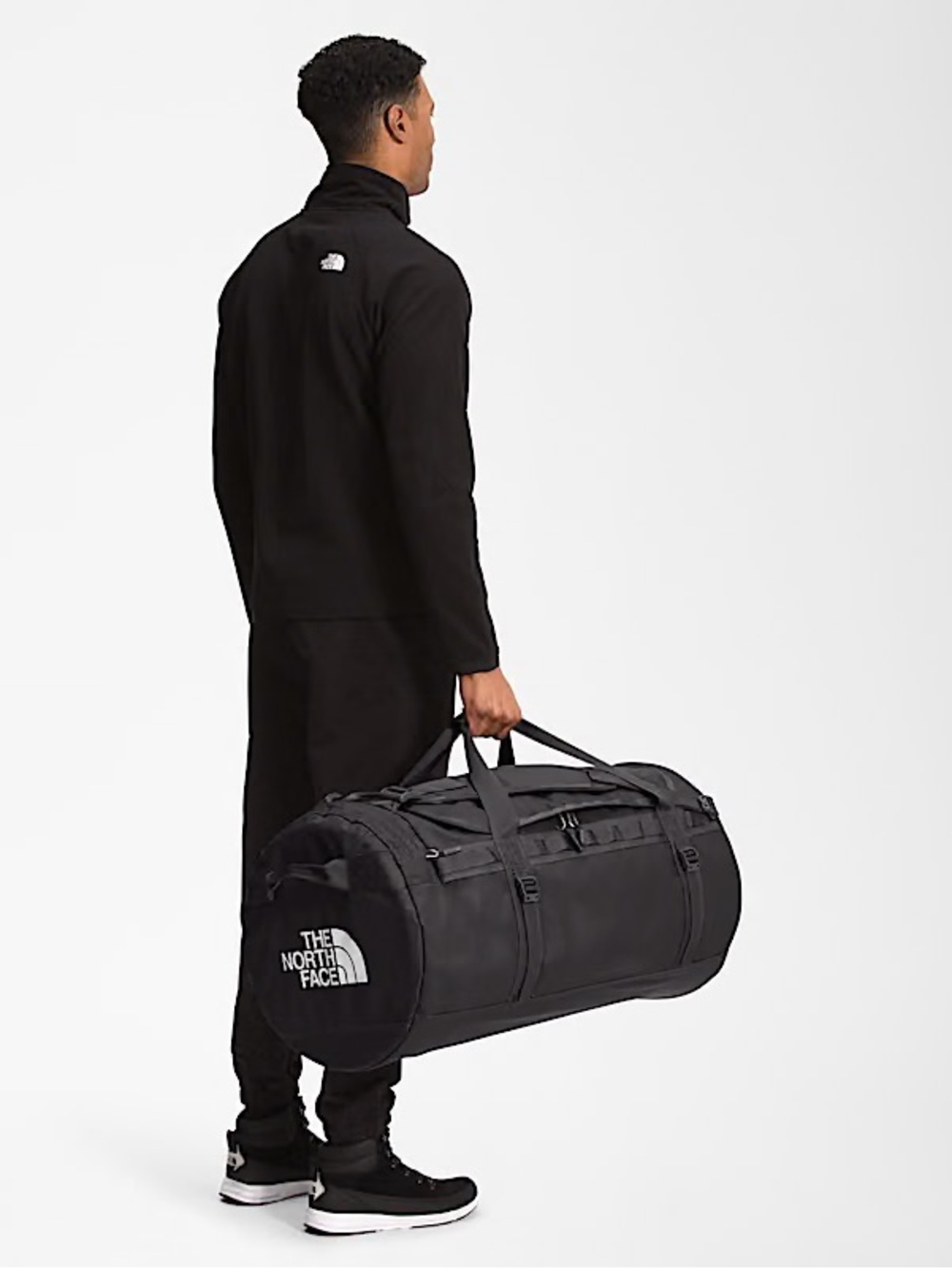 The North Face Base Camp Golden State Duffel Bag,  Large,  Black, 95 Liters